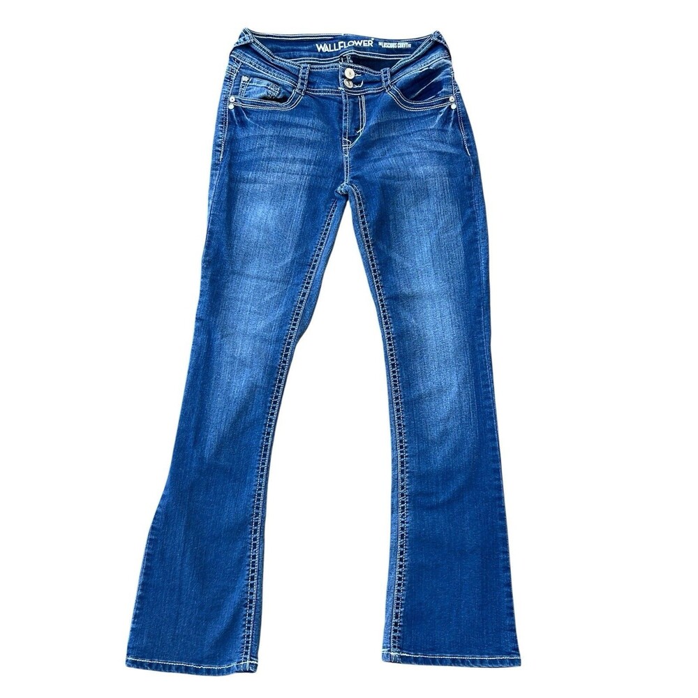 WallFlower Luscious Curvy Fit Jeans Womens Size 5 Regular Bootcut Stretch